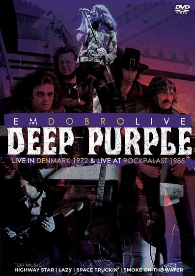 Imagem de DVD Deep Purple Em Dobro. Denmark 1972 e Rockpalast 1985