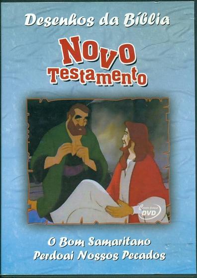 Imagem de DVD Desenhos da bíblia novo testamento o bom samaritano perdoai nossos pecados