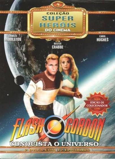 Imagem de DVD Duplo Coleção Super Heróis Cinema Flash Gordon Conquista