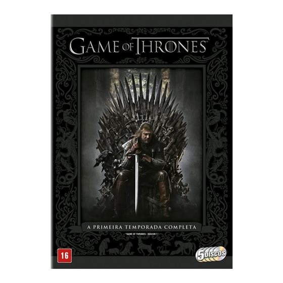 DVD Game Of Thrones 1 Temporada Warner Minissérie e Séries de TV de