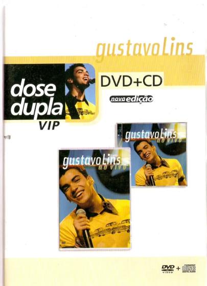 Imagem de DVD Gustavo Lins Dose Dupla Vip + CD
