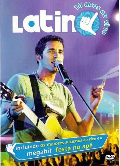 Imagem de DVD Latino 10 Anos ao Vivo Incluindo Festa no Apê