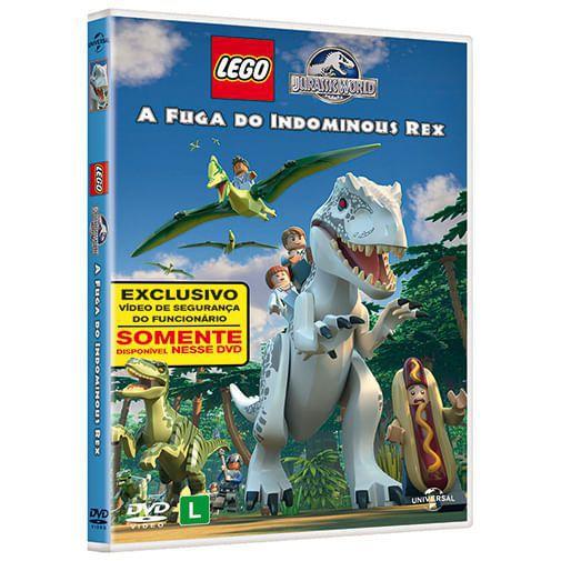 Imagem de DVD - Lego Jurassic World: A Fuga do Indominous Rex