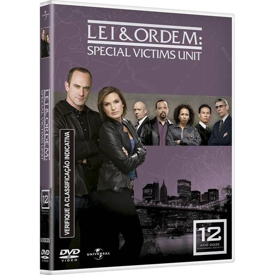 Imagem de Dvd Lei & Ordem Special Victims Unit 12 Temporada 5 Discos