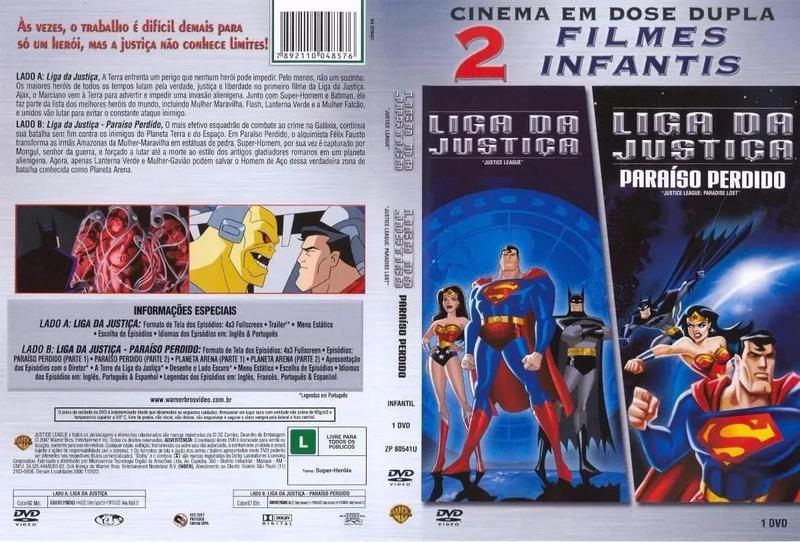 Imagem de Dvd Liga Da Justiça + Paraíso Perdido - Animações Dc