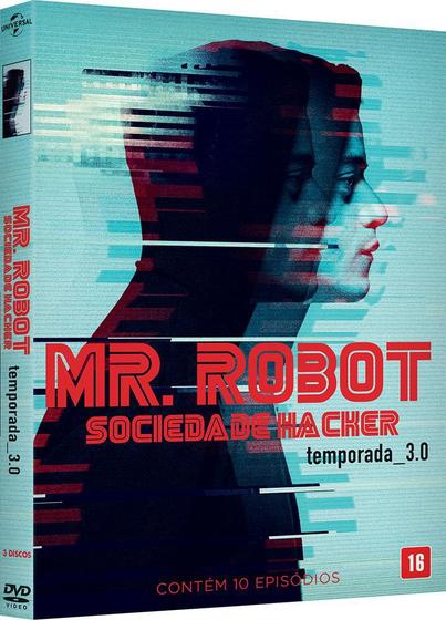 Imagem de DVD Mr. Robot - Sociedade Hacker - 3 Temporada - 3 Discos