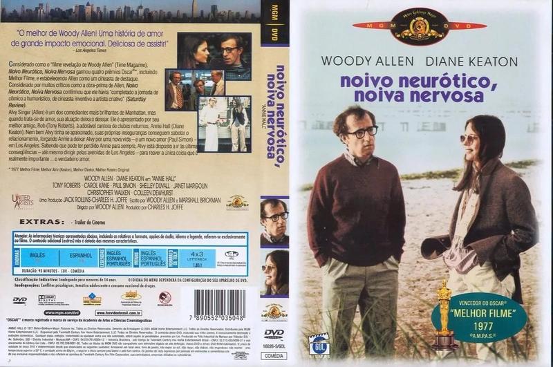 Imagem de Dvd Noivo Neurótico, Noiva Nervosa (1977)- Dublagem Clássica