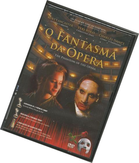Imagem de DVD O Fantasma Da Ópera Com Burt Lancaster 1962