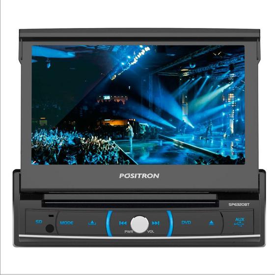 DVD Player Automotivo Pósitron SP6320BT com Tela 7 Touch Screen