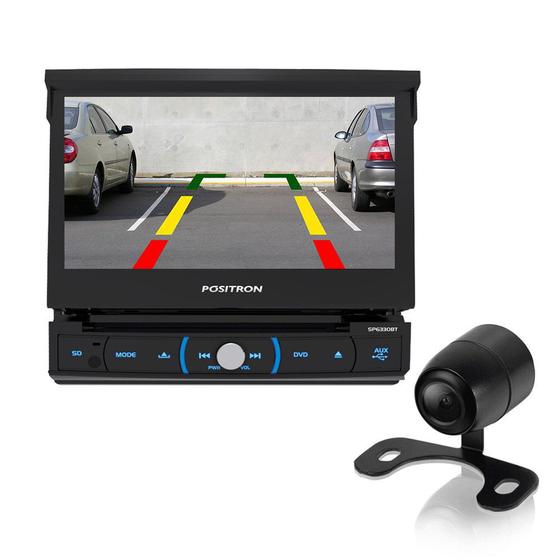 DVD Player Automotivo Positron SP6330BT 7 Polegadas Retrátil Bluetooth