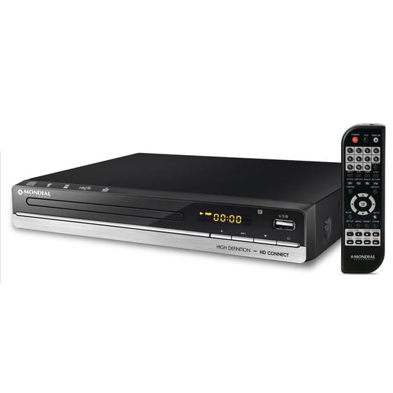 Imagem de DVD Player Mondial D-18,USB, Cabo HD Connect, Karaokê - Bivolt