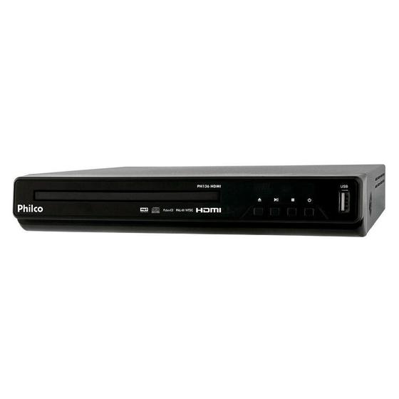 Dvd Player Philco Ph136, Entrada Hdmi, Usb Bivolt Dvd Player Magazine Luiza