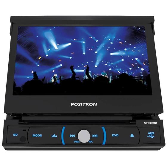 Imagem de DVD Player  Positron SP6330BT 1 Din 7" Retrátil Bluetooth Touch Usb Sd Mp3