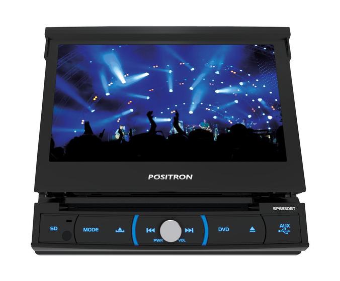 Imagem de Dvd player retrátil 7" pol c/ usb/bt/mirror pósitron (sp6330bt) 