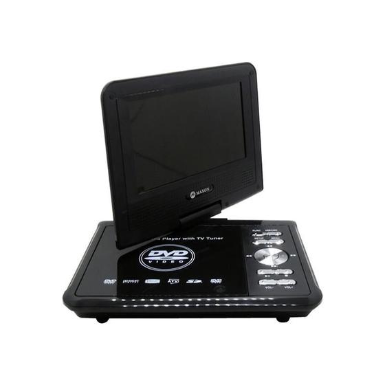 Imagem de Dvd Portatil Maxon 7 Polegadas - Tv - Us - Sd - Bolsa Preto