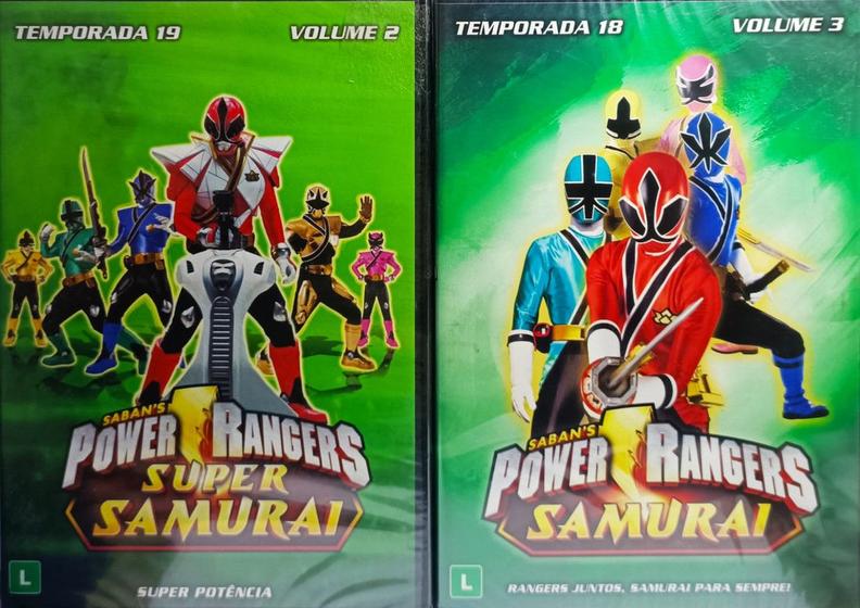 Imagem de DVD Power Rangers temp 19 Vol 02 e Temp 19 Vol 3 / 2DVDS