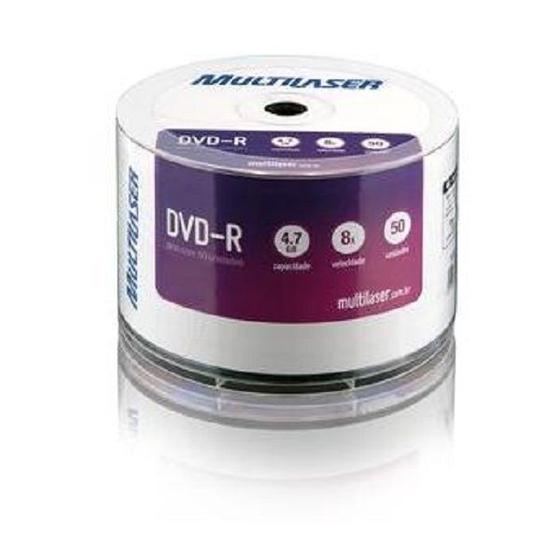 Imagem de DVD-R 8.5GB 8x Imprímivel Shrink com 50 Multilaser - DV047