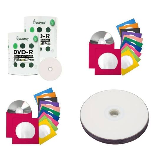 Dvd-r Printable Smartbuy 4.7gb 120 Minuto16x Original 5 Unidades Com ...