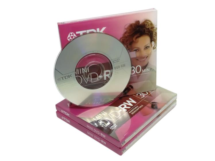 Dvdrw 1.4 Gb Tdk Regravável MINI P/ Camera Filmadora DVD Virgem