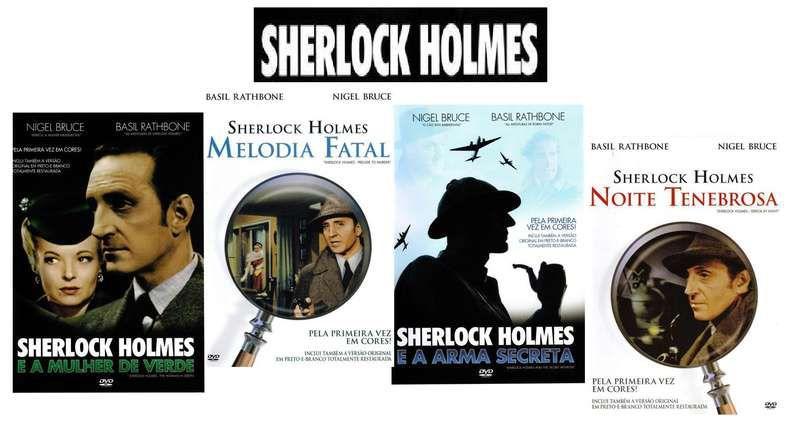 Imagem de DVD Sherlock Holmes Kit com 4 DVDs