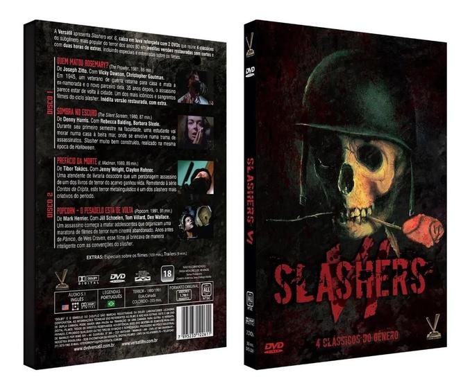 Imagem de Dvd Slashers Vol 6 / 2 Discos E 4 Filmes Original E Lacrado