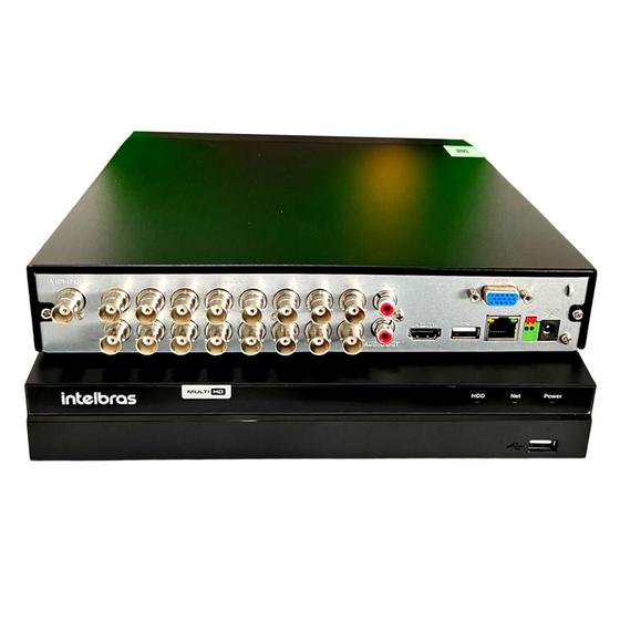 Dvr 16 Canais Gravador Digital De Video Mhdx 1216 Intelbras Gravador
