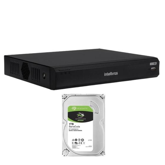 Imagem de Dvr 4 Canais Inteligencia Artificial Imhdx 3004 Intelbras 1TB