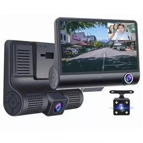 Dvr automotivo camera frontal interna ré grava imagem e som Menor preço em Dvr automotivo camera frontal interna ré grava imagem e som