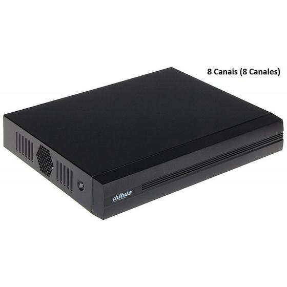 DVR Dahua CCTV Video Recorder DHXVR1A08 com 8 Canais HD 1080P