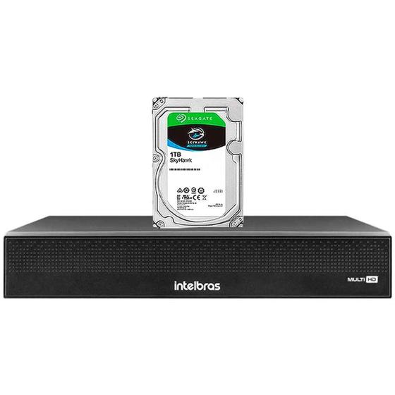 DVR Gravador de Vídeo Intelbras Full HD 1080p com Inteligência