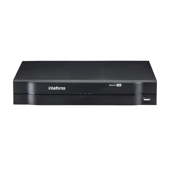 Imagem de Dvr gravador digital de video cftv intelbras 4 canais mhdx 1204 5 em 1