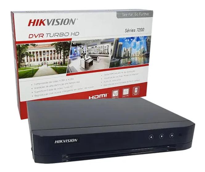 Imagem de Dvr Hikvision Hd Tvi 8 Canais 1080p Ds-7208hghi F1/n Lite