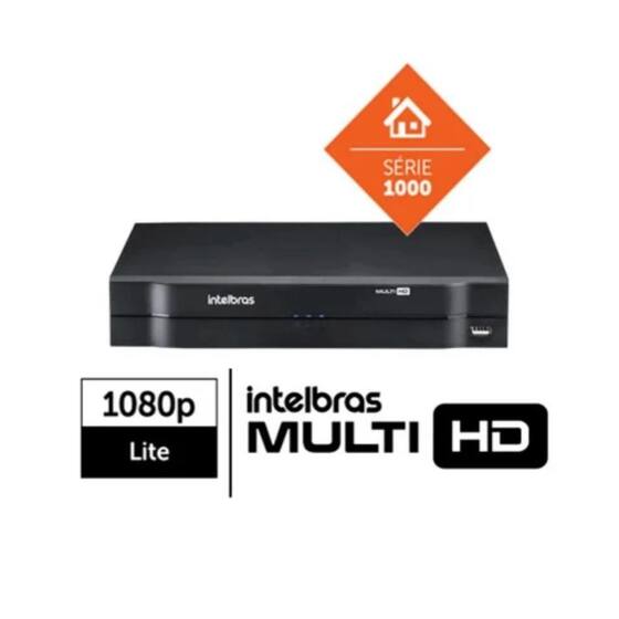Dvr Intelbras 8 Canais Mhdx 1208 Multi Hd 5 Em 1 Gravador de Vídeo