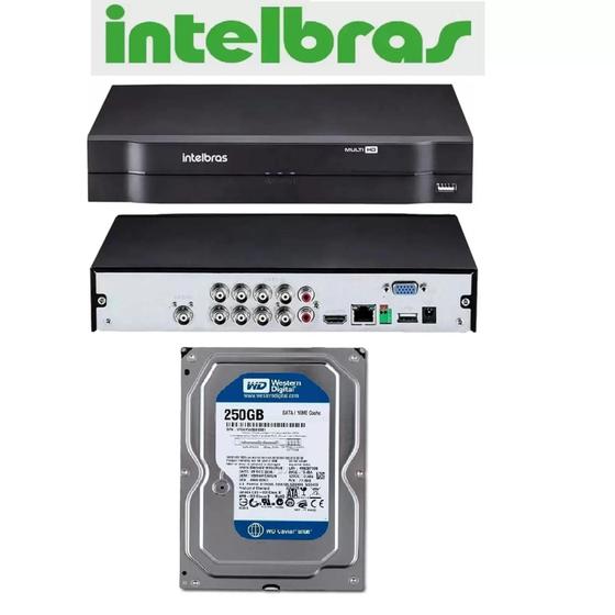 Imagem de Dvr Intelbras 8ch Mhdx Multi Hd 5x1 Cloud P2p c/hd Interno