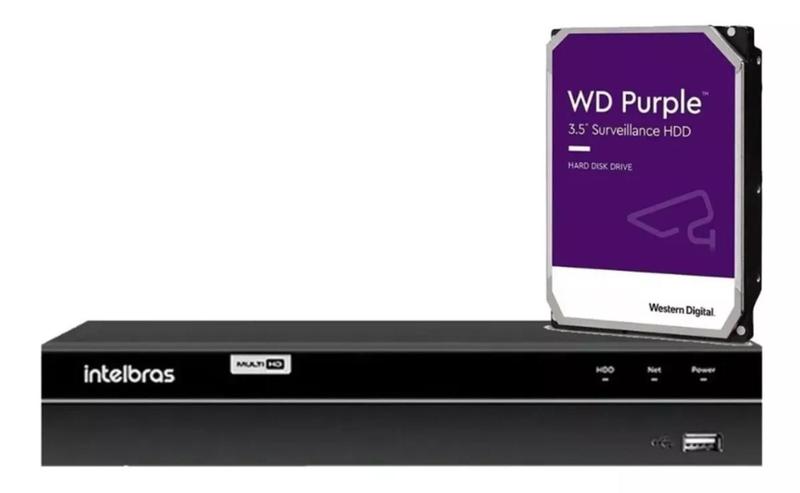 Imagem de Dvr Intelbras Mhdx 1204 Hd De 1 Tb Wd Purple