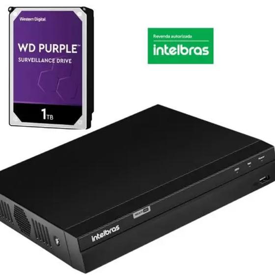 DVR Intelbras MHDX 1216 Full HD 1080P 16 Canais Gravador Digital de