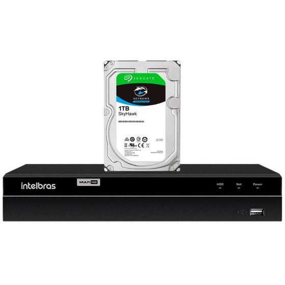 Imagem de DVR Intelbras MHDX 1316 Full HD 1080p 16 Canais Gravador Digital de Vídeo + HD 1TB SkyHawk