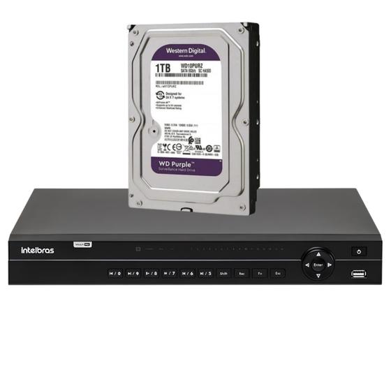 Dvr Multi Hd Intelbras 32 canais Mhdx 1232-C C/HD 1tb purple Menor preço em Dvr Multi Hd Intelbras 32 canais Mhdx 1232-C C/HD 1tb purple