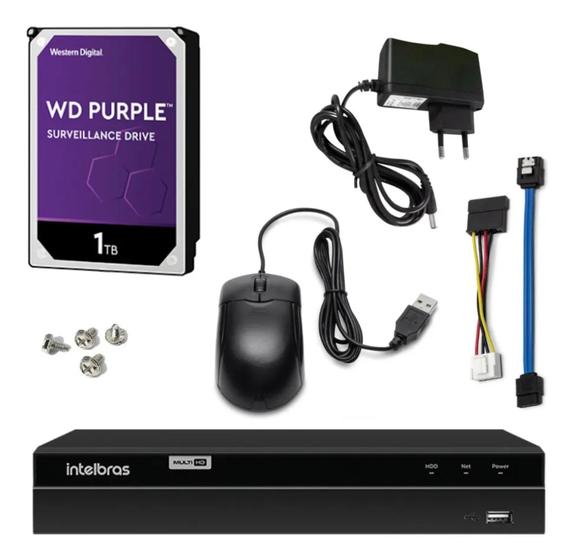 Imagem de Dvr Multi Hd Mhdx 1208 Com Hd 1tb Intelbras