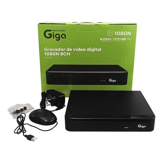 Dvr Open Hd Lite 1080n 8 Canais Gs0465 Gravador GigaSecurity Menor preço em Dvr Open Hd Lite 1080n 8 Canais Gs0465 Gravador GigaSecurity