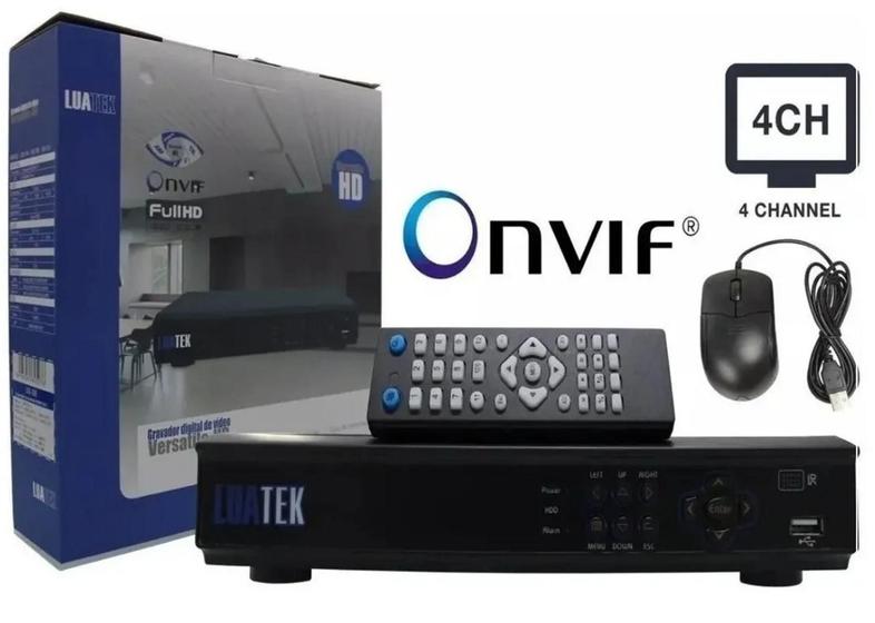 Imagem de Dvr Stand Alone 4 Canais Multi HD 5 em 1 com Acesso à Internet - Alta Definição