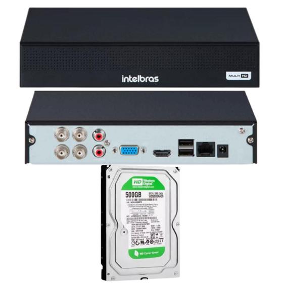 Imagem de Dvr Stand Alone Digital Mhdx 3004-C Intelbras C/500Gb