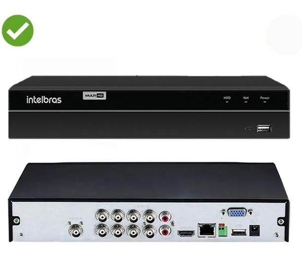 DVR Stand Alone MHDX 1208 Multi HD 8 Canais - Intelbras Menor preço em DVR Stand Alone MHDX 1208 Multi HD 8 Canais - Intelbras