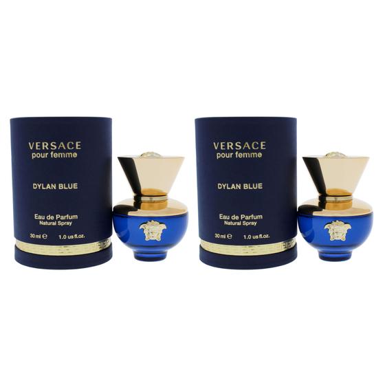 Imagem de Dylan Blue da Versace para mulheres  Spray EDP de 1 onça  