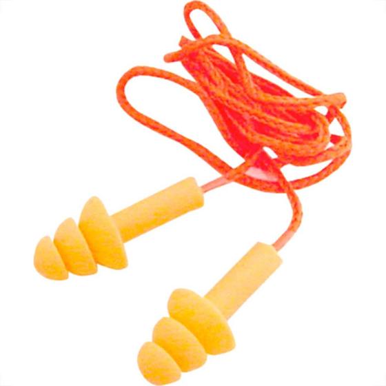 Imagem de Dystray Protetor Auditivo Silicone Laranja - Kit C/20 Pr