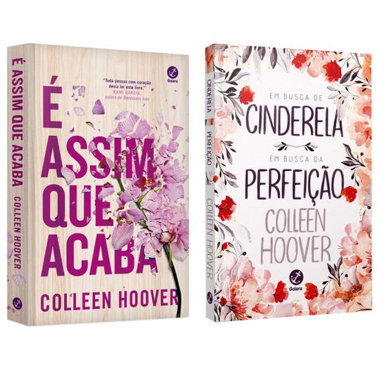 Imagem de É assim que acaba - Colleen Hoover + Em busca de Cinderela e Em busca da perfeição - Colleen Hoover