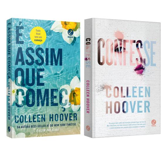 Imagem de É assim que começa - Colleen Hoover + Confesse - Colleen Hoover