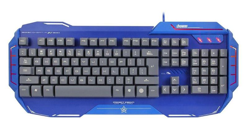 Teclado Capitão América Ekm741blus E-blue