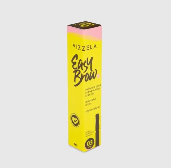 Imagem de Easy Brow Cor 03 - Máscara para Sobrancelhas Vizzela
