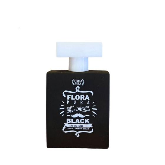 Imagem de Eau De Parfum Black Homme 100Ml - Flora Pura